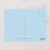 UNICORN DE PANIER DE PÂQUES, CARTE POSTALE DE CHEV (Dos)