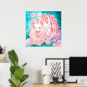 Unicorn Delight Poster (Thuiskantoor)