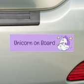 Unicorn Design Bumpersticker (Op auto)
