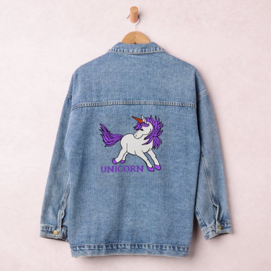 Unicorn Design Denim Jas Denim Jacket (Hangar)