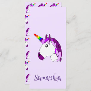 Unicorn Design gepersonaliseerd Bladwijzer