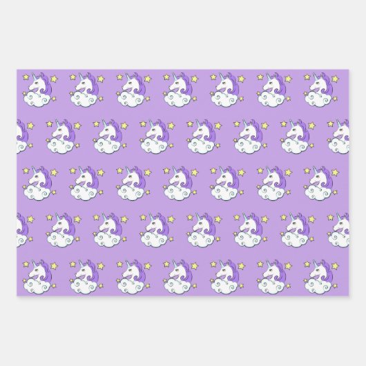 Unicorn Design Inpakpapier Vel (Voorkant)