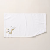 Unicorn Design Monogrammed Bad Handdoek (Handdoek)