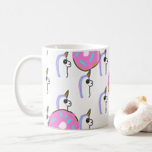 Unicorn Donut Coffee Tea Mok