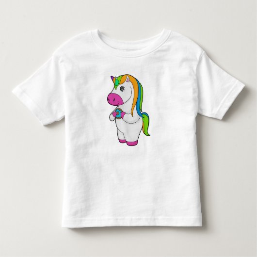 Unicorn Donut Kinder Shirts (Voorkant)
