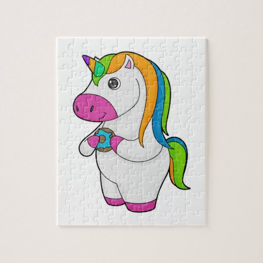 Unicorn Donut Legpuzzel (Verticaal)