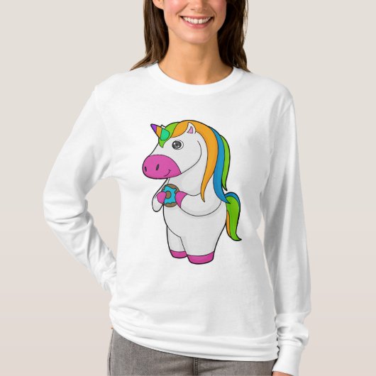 Unicorn Donut T-shirt (Voorkant)
