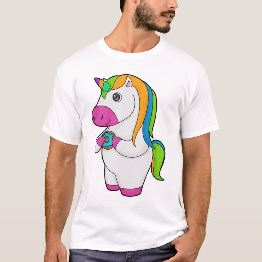 Unicorn Donut T-shirt (Voorkant)