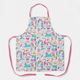 Unicorn Doodle Pattern Schort