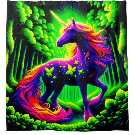 Unicorn Douchegordijn (Voorkant)