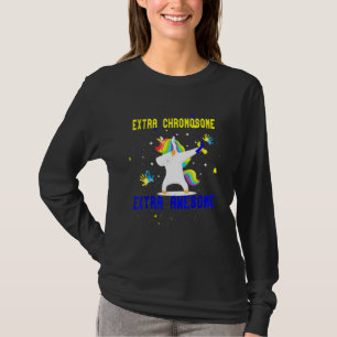 Unicorn Down Syndrome Awareness Extra Chromosome A T-shirt
