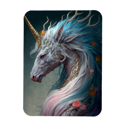 Unicorn Dragon Fantasy Art Magneet (Verticaal)