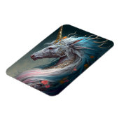 Unicorn Dragon Fantasy Art Magneet (Linkerzijde)