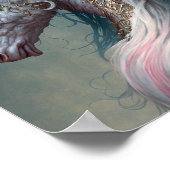Unicorn Dragon Fantasy Art Poster (Hoek)