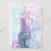 Unicorn Dream Birthday Uitnodiging (Achterkant)