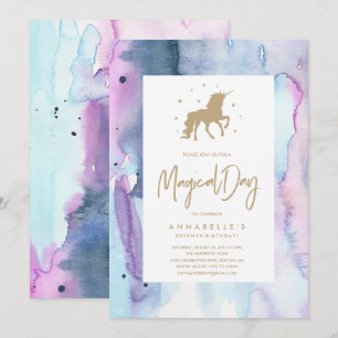 Unicorn Dream Birthday Uitnodiging