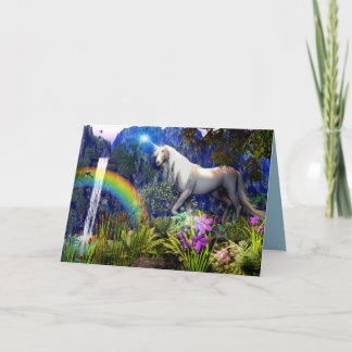 Unicorn Dream Wenskaart beroemd gemaakt door Dream Kaart