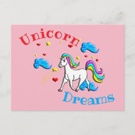 Unicorn Dreams Briefkaart