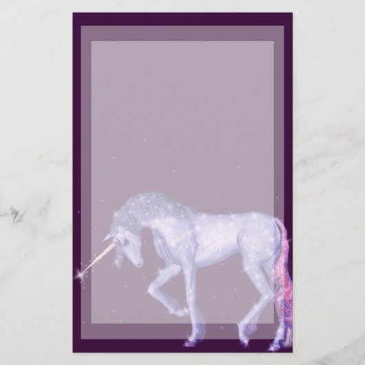 Unicorn Dreams Briefpapier (Voorkant)