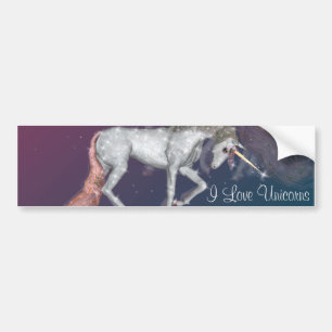 Unicorn Dreams Bumpersticker