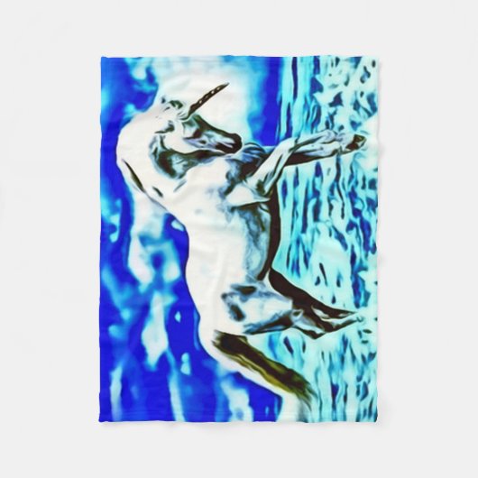 Unicorn Dreams Fleece Blanket (Voorkant)