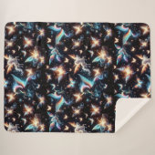 Unicorn Dreams Sherpa Deken (Voorkant (horizontaal))