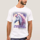 Unicorn dromen t-shirt (Voorkant)