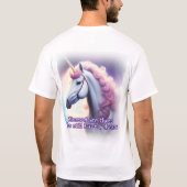 Unicorn dromen t-shirt (Achterkant)