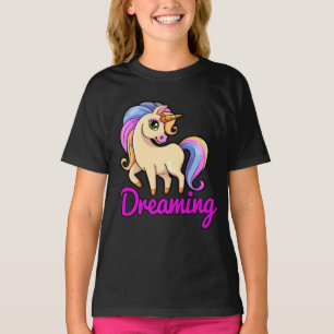 Unicorn droomend  regenboogkinderen shirt
