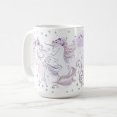 Unicorn Duo & Sleigh Koffiemok (Voorkant links)