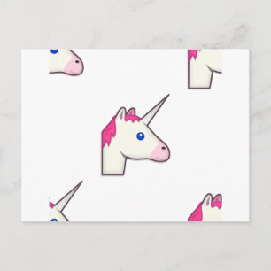 unicorn emoji briefkaart
