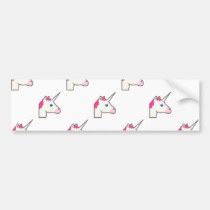 unicorn emoji bumpersticker