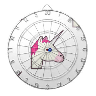 unicorn emoji dartbord