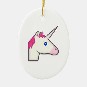 unicorn emoji keramisch ornament