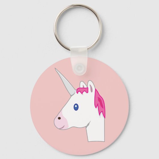 Unicorn emoji sleutelhanger (Voorkant)