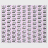 Unicorn en Butterflies Cadeaupapier (Vlak)