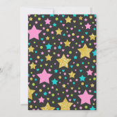 Unicorn en Dinosaur Birthday Invitation Siblings Kaart (Achterkant)