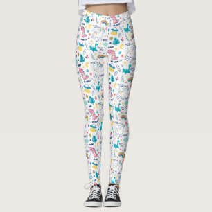 Unicorn en Dinosaur Leggings