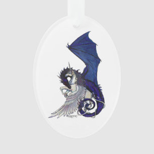 Unicorn en Dragon Ornament