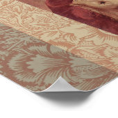 Unicorn en Lady Poster (Hoek)