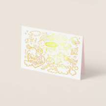 Unicorn en Pony Birthday Kaart