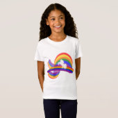 UNICORN EN RAINBOW T-SHIRT (Voorkant volledig)