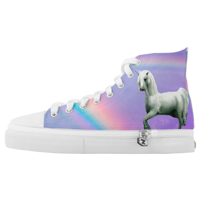 Tegenwerken woordenboek Verdeel Unicorn en regenboog high top schoenen | Zazzle.be