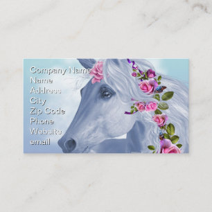 Unicorn en Rozen Visitekaartje