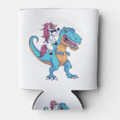 Unicorn en T-Rex Blikjeskoeler (Voorkant)