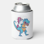 Unicorn en T-Rex Blikjeskoeler (Blikje Achterkant)
