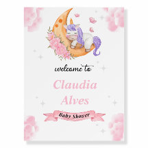 Unicorn est un signe de bienvenue pour accueillir