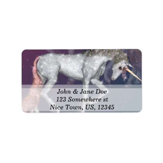 Unicorn Etiket (Voorkant)