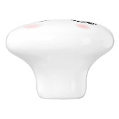 Unicorn face Ceramic Pull Keramische Knop (Zijkant)