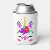 Unicorn Face Design Blikjeskoeler (Blikje Achterkant)